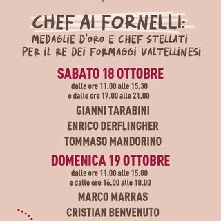 Morbegno celebra il Bitto, il re delle Alpi valtellinesi con gli chef di Euro-Toques