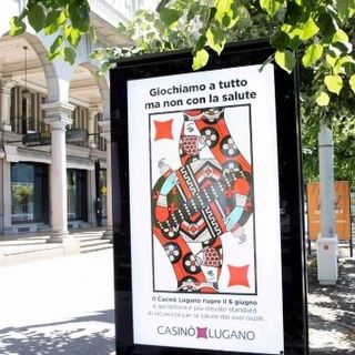 “Giochiamo a tutto, ma non con la salute”: premiata la campagna pubblicitaria del Casinò di Lugano