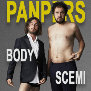 La locandina dello spettacolo "Body scemi" dei PanPers a Lugano
