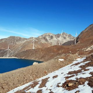 La pale eoliche del passo del Gries
