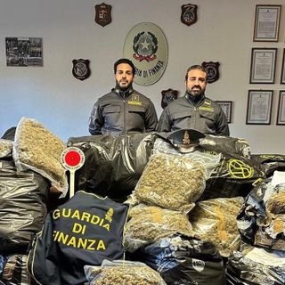 La droga sequestrata al confine con la Svizzera dalla Guardia di Finanza di Como