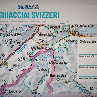 I ghiacciai svizzeri hanno perso più del 6 per cento del loro volume