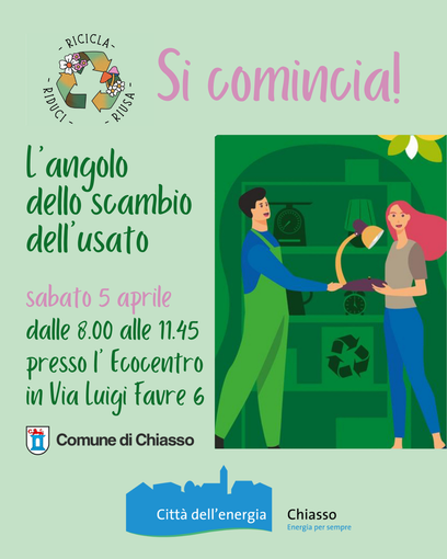 Chiasso, attivato "L'angolo dello scambio dell'usato" Chiasso, attivato "L'angolo dello scambio dell'usato"