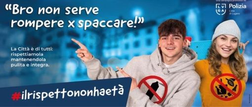 La Polizia di Lugano ha lanciato la campagna #ilrispettononhaetà