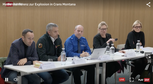 La conferenza stampa delle autorità cantonali vallesane