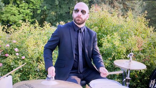 Il batterista Marco Mengoni