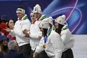 Da Fontana a Sighel, ecco il dream team d'oro nella staffetta mista di short track a Milano Cortina
