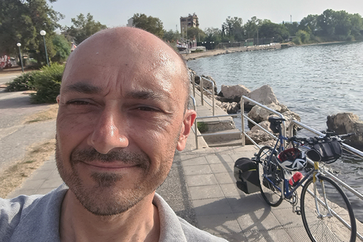 Da Atene a Roma in bicicletta: intervista ad Alberto, in viaggio al tempo del Covid Da Atene a Roma in bicicletta: intervista ad Alberto, in viaggio al tempo del Covid