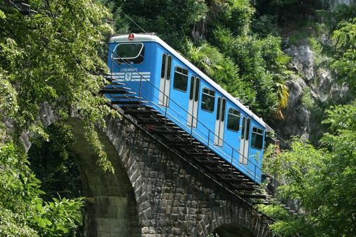 La storica funicolare di Locarno