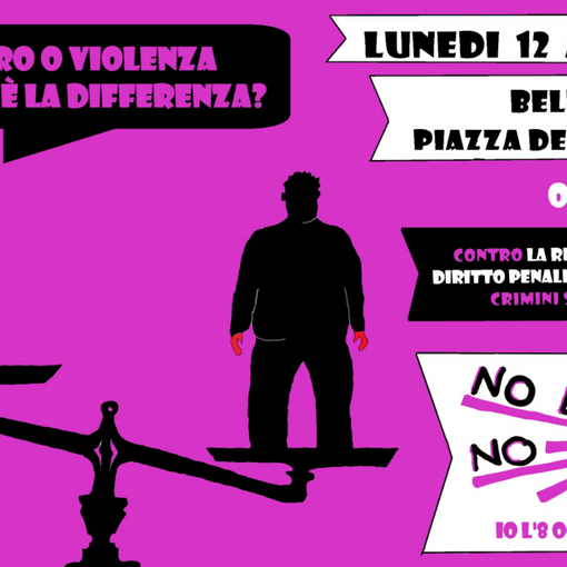 Stupro o violenza, qual è la differenza? Manifestazione a Bellinzona