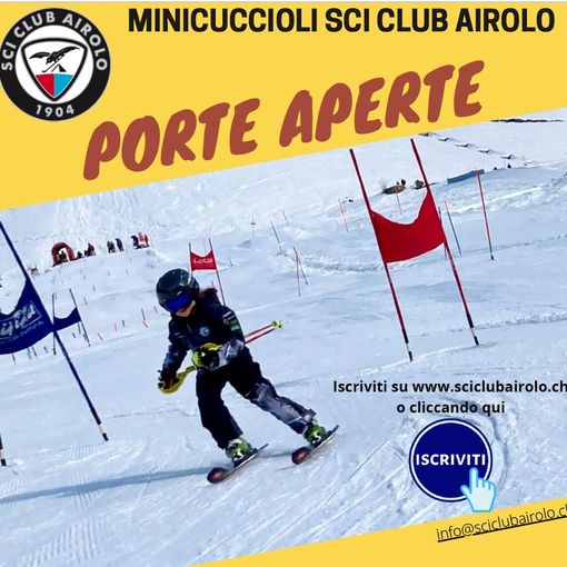 Porte aperte con i minicuccioli dello Sci Club Airolo