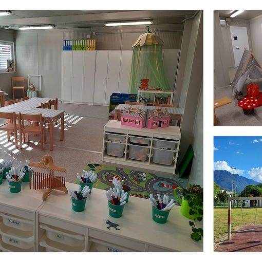 Tutto pronto per accogliere gli allievi della Scuola dell’infanzia Palasio di Bellinzona nella sede provvisoria
