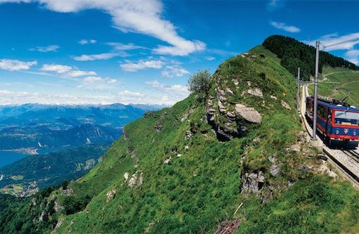Viaggio sul Monte Generoso con il treno a cremagliera