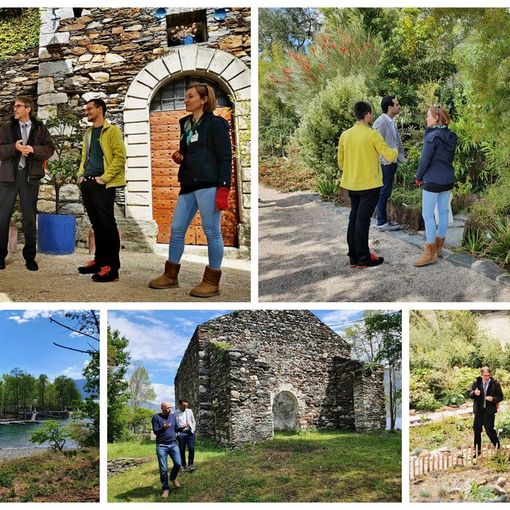 Visita del Presidente del Gran Consiglio Nicola Pinialle Isole di Brissago