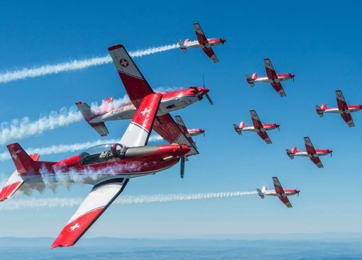 Il PC-7 Team volerà sopra Lugano Airport
