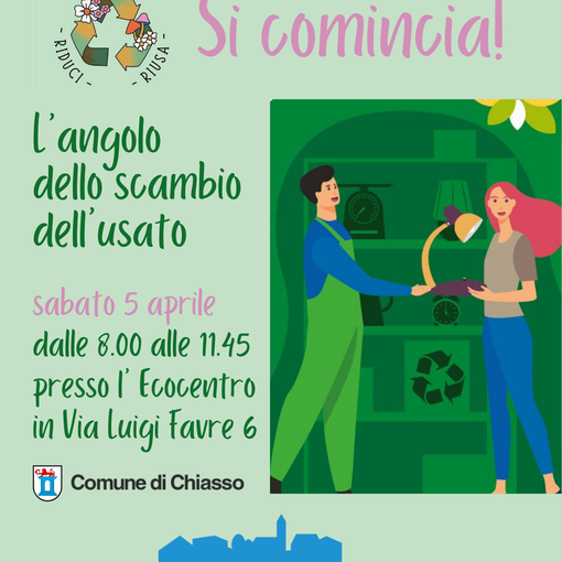 Chiasso, attivato &quot;L'angolo dello scambio dell'usato&quot;