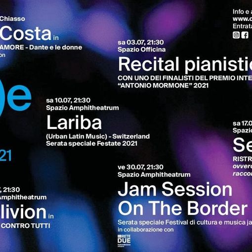 Scatta sabato 26 a Chiasso “VOCI E NO(T)E 2021”