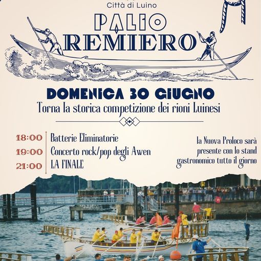 Countdown quasi esaurito: domenica 30 torna il Palio Remiero Città di Luino
