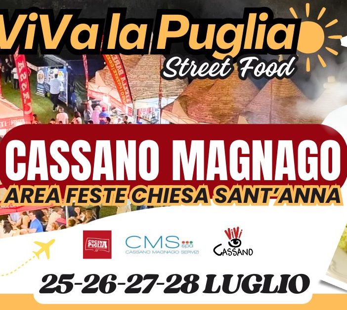 Un nuovo format di Street Food, Enogastronomia, Cultura e Spettacolo dedicato alla Puglia