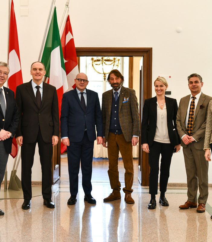 II Console generale d'Italia Gabriele Meucci in visita a Lugano