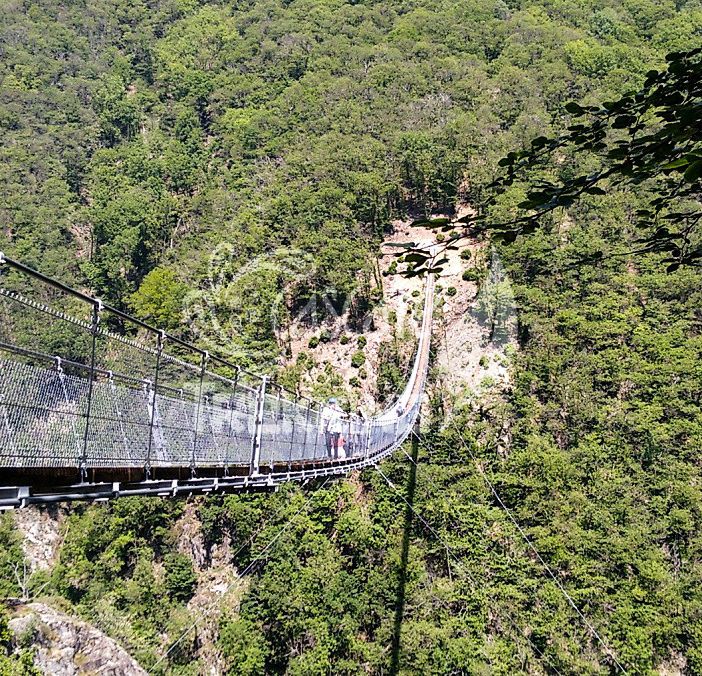 A spasso nel Canton Ticino. Il ponte tibetano &quot;Carasc&quot;