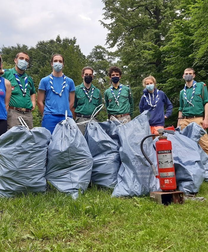 Una Città più pulita, grazie alla Buona Azione della Brigata Scout di Locarno