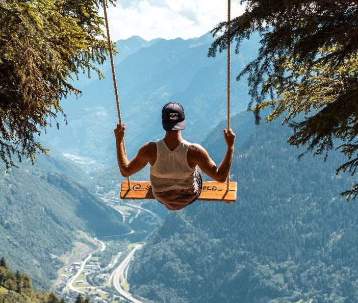 Le altalene di Swing The World della regione di Bellinzona e Valli