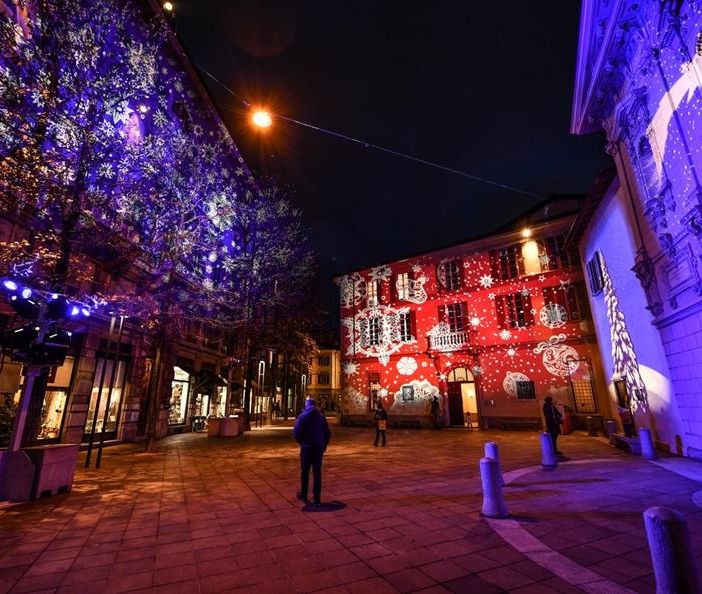 Luci di Natale a Lugano