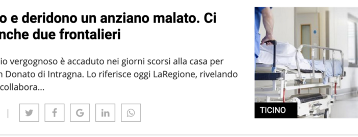 Frontalieri presi di mira dalla Lega dei Ticinesi per un video su una chat che deride un malato di Alzheimer