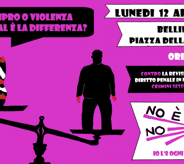 Stupro o violenza, qual è la differenza? Manifestazione a Bellinzona