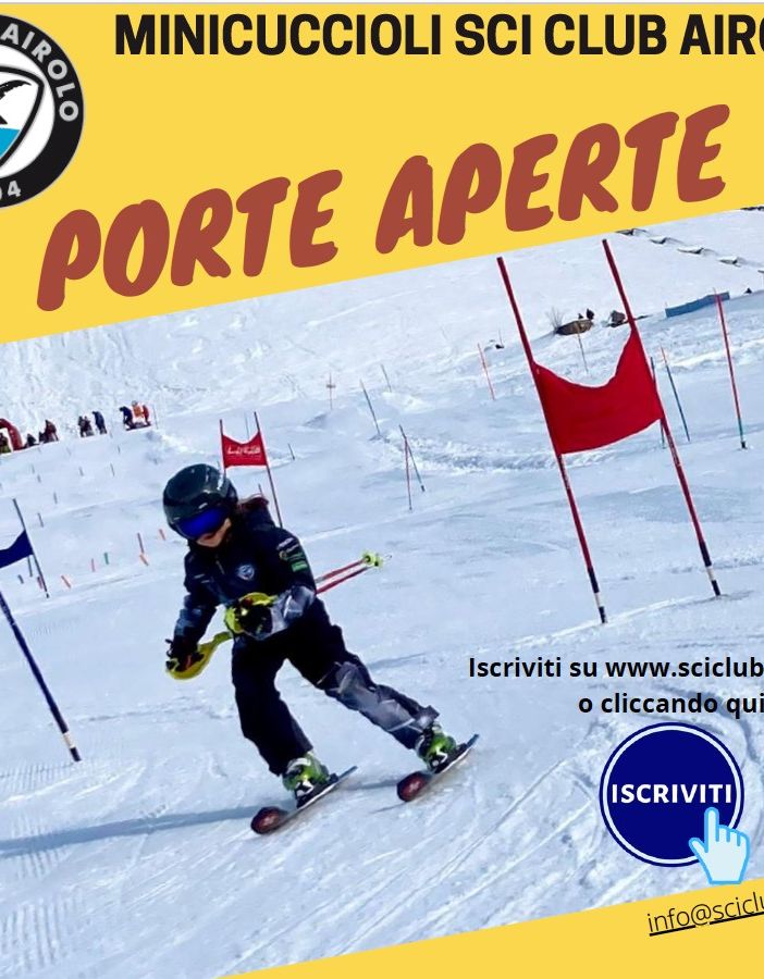 Porte aperte con i minicuccioli dello Sci Club Airolo