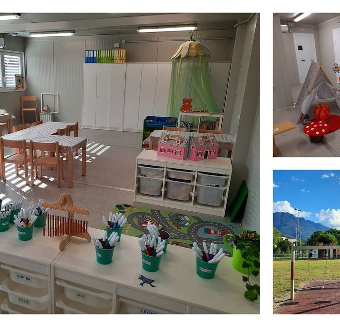 Tutto pronto per accogliere gli allievi della Scuola dell’infanzia Palasio di Bellinzona nella sede provvisoria