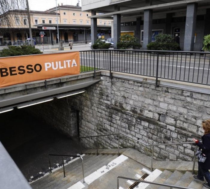 Lugano, chiudono il posteggio ex Pestalozzi ed il sottopasso pedonale Besso