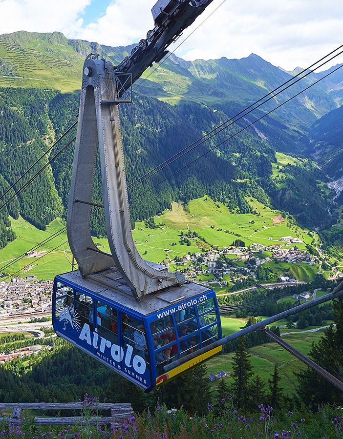 Le Funivie Airolo-Pesciüm  in versione estiva