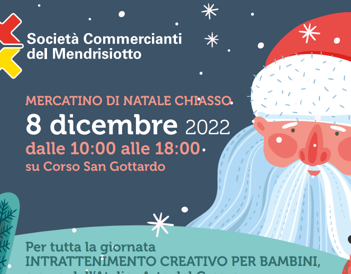 Natale a Chiasso 2022: tanti gli eventi in programma per giovedì 8 dicembre