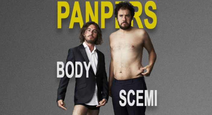 La locandina dello spettacolo "Body scemi" dei PanPers a Lugano La locandina dello spettacolo "Body scemi" dei PanPers a Lugano