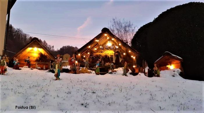 Natale nel Biellese: venerdì il via ai Presepi di Postua. Ultima occasione per visitare il Borgo di Babbo Natale a Candelo ed il Mercatino degli Angeli di Sordevolo Natale nel Biellese: venerdì il via ai Presepi di Postua. Ultima occasione per visitare il Borgo di Babbo Natale a Candelo ed il Mercatino degli Angeli di Sordevolo