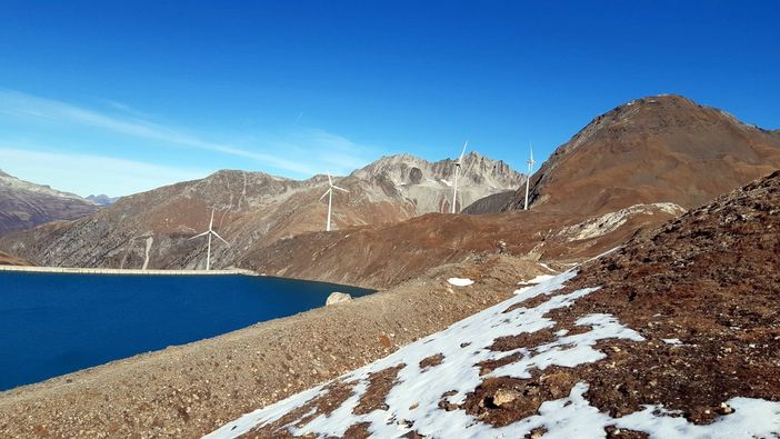 La pale eoliche del passo del Gries