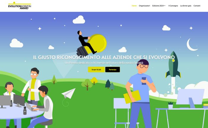 Al via le iscrizioni dell’EVOLUTION HORIZON AWARD, il premio che valorizza la vitalità del tessuto imprenditoriale italiano Al via le iscrizioni dell’EVOLUTION HORIZON AWARD, il premio che valorizza la vitalità del tessuto imprenditoriale italiano