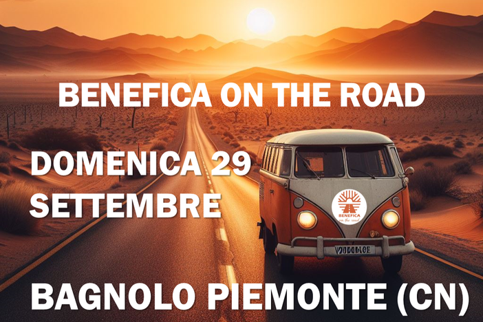 Domenica 29 settembre arriva a Bagnolo Piemonte “BENEFICA ON THE ROAD”, la Piazza in movimento! Domenica 29 settembre arriva a Bagnolo Piemonte “BENEFICA ON THE ROAD”, la Piazza in movimento!