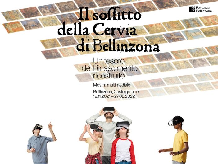 Il soffitto della Cervia di Bellinzona, la mostra multimediale al Castelgrande apre il 19 novembre