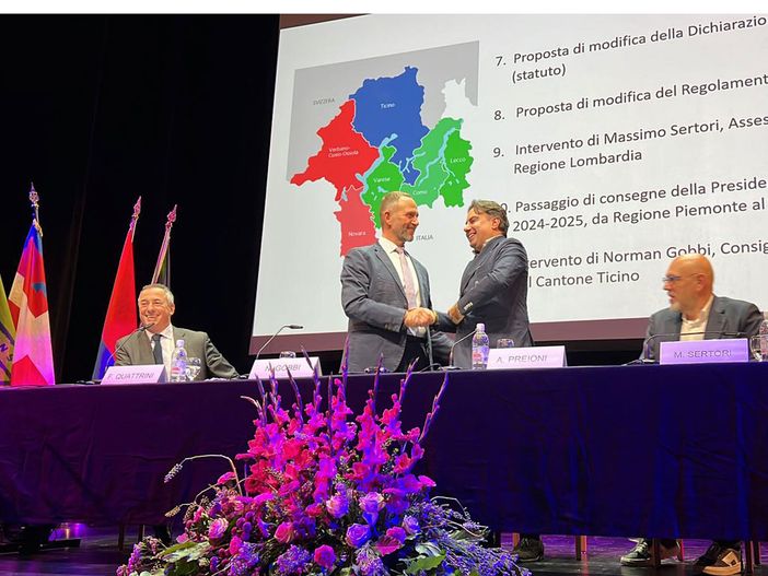 Il Canton Ticino alla guida della Comunità di lavoro Il Canton Ticino alla guida della Comunità di lavoro