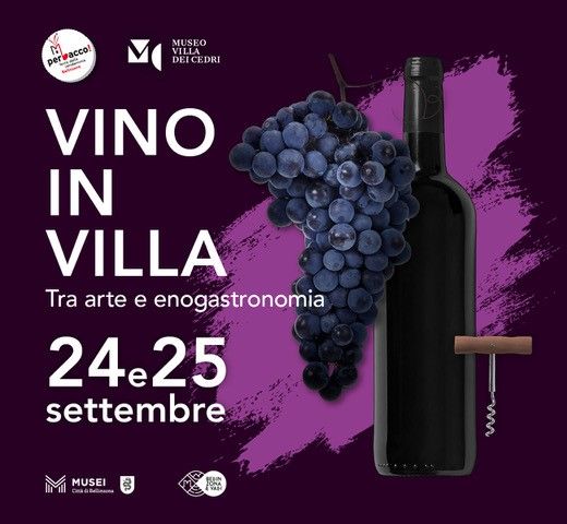 Venerdì 24 e sabato 25 settembre, dalle 18 alle 24, a Bellinzona c'è "Vino in villa"