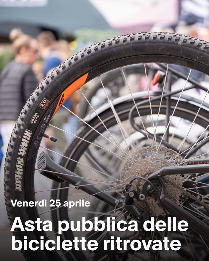 Asta delle biciclette ritrovate a Lugano Asta delle biciclette ritrovate a Lugano