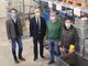 Il Presidente del Gran Consiglio Daniele Caverzasio visita al Centro logistico e di smistamento dell’Associazione Tavolino Magico a Cadenazzo