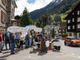 Azione contro il traffico di aggiramento, Wassen UR. Foto: Iniziativa delle Alpi – Luca Rosso