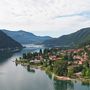 Una vista del lago Ceresio da Brusimpiano