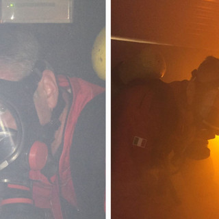 L'ingegner Luca Marelli in "azione"