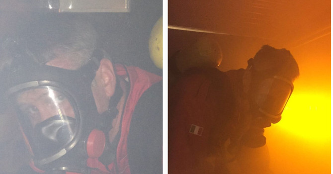 L'ingegner Luca Marelli in "azione" L'ingegner Luca Marelli in "azione"