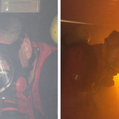 L'ingegner Luca Marelli in "azione" L'ingegner Luca Marelli in "azione"